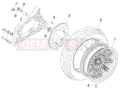 PIAGGIO MP3 300 ie MIC hátsó kerék