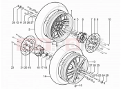 Front wheel - Piaggio MP3 300 YOUrban LT ERL 2012