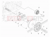 Driving pulley - Piaggio MP3 300 YOUrban LT ERL 2016
