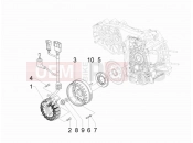 gyújtás alaplap - Piaggio MP3 400 ie LT Touring 2011