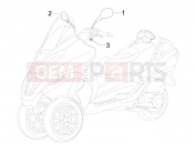 PIAGGIO MP3 400 RL Touring Driving mirror/s