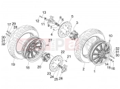 PIAGGIO MP3 400 RL Touring Front wheel