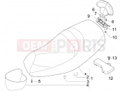 PIAGGIO MP3 400 RL Touring Saddle/seats