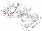 PIAGGIO MP3 500 RL Sport - Business Central cover - Footrests
