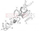 PIAGGIO MP3 500 RL Sport - Business Front shield