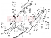 Side cover - Spoiler - Piaggio MP3 500 Sport (USA) 2010