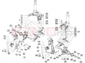 Fork's components (Mingxing) - Piaggio MP3 500 Sport (USA) 2011