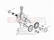 Crankshaft - Piaggio MP3 500 Sport Business ABS (USA) 2017