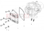 Cylinder head cover - Piaggio MP3 500 Sport Business ABS (USA) 2017