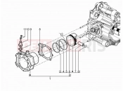 Cylinder-piston-wrist pin unit - Piaggio MP3 500 Sport Business ABS (USA) 2017