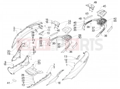 Side cover - Spoiler - Piaggio MP3 500 Sport Business ABS (USA) 2017