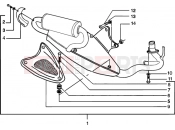 Catalytic silencer - Piaggio NRG MC3 DD