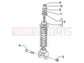 Rear damper - Piaggio NRG MC3 DD