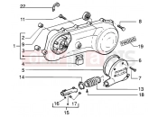 Transmission cover - Piaggio NRG MC3 DD