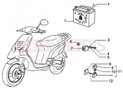PIAGGIO NRG MC3 DT Battery-relays