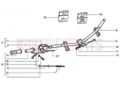 PIAGGIO NRG MC3 DT Handlebars component parts