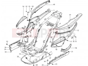 Side cover - Spoiler - Piaggio NRG Power DD 2006