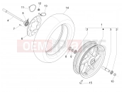 PIAGGIO NRG Power DD Front wheel