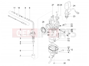 Carburetor's components - Piaggio NRG Power DD 2010