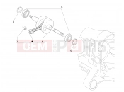 Crankshaft - Piaggio NRG Power DD 2010