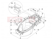 Helmet huosing - Undersaddle - Piaggio NRG Power DD 2010