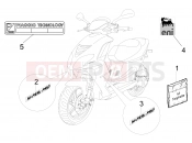 Plates - Emblems - Piaggio NRG Power DD 2013