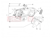PIAGGIO NRG Power DT Crankcase cover - Crankcase cooling