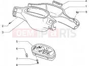 PIAGGIO Speedometers kms.-Handlebar covers