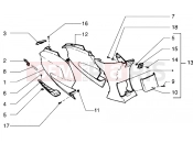 PIAGGIO Sfera RST 50 Side covers