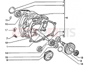 PIAGGIO Skipper 150 4T Rear wheel shaft