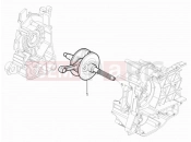 Crankshaft - Piaggio Typhoon 125 4T 2V 2011