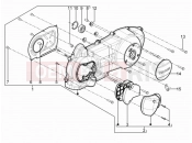 Crankcase cover - Crankcase cooling - Piaggio Typhoon 125 4T 2V 2013