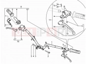 Handlebars - Master cil. - Piaggio Typhoon 125 4T 2V 2013