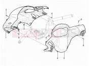 Handlebars coverages - Piaggio Typhoon 125 4T 2V 2014