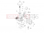 Carburetor's components - Piaggio Typhoon 125 4T 2V (USA) 2011