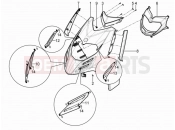 Front shield - Piaggio Typhoon 125 4T 2V (USA) 2011