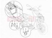 Remote control switches - Battery - Horn - Piaggio Typhoon 125 4T 2V (USA) 2011
