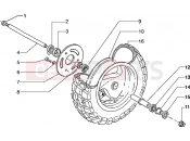 PIAGGIO Front wheel