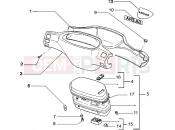 PIAGGIO Speedometers kms.-Handlebar covers