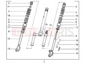 FRONT FORK - Piaggio Typhoon 50 (U.S.A.)