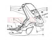 FRONT SHIELD-FOOT BOARD-SPOILER - Piaggio Typhoon 50 (U.S.A.)