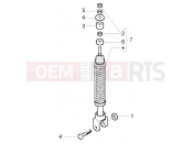 REAR DAMPER - Piaggio Typhoon 50 (U.S.A.)