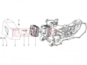 PIAGGIO Typhoon 50 2T (ZAPC290) hengerfej