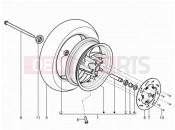 PIAGGIO Typhoon 50 2T (LBMC501) Front wheel