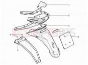 PIAGGIO Typhoon 50 2T (LBMC501) Rear cover - Splash guard