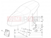 PIAGGIO Typhoon 50 4T 4V E2 (USA, CA) Saddle/seats