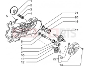 PIAGGIO Rear wheel shaft