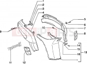 PIAGGIO oldalburkolat