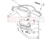 PIAGGIO Speedometers kms.-Handlebar covers