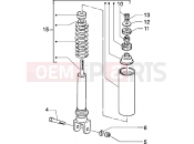 PIAGGIO Typhoon 50 XR 2T Rear shock absorber